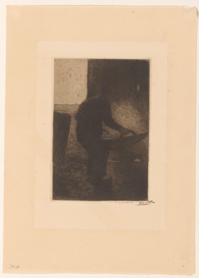 Homme vannant - Willem Witsen (signed by artist)