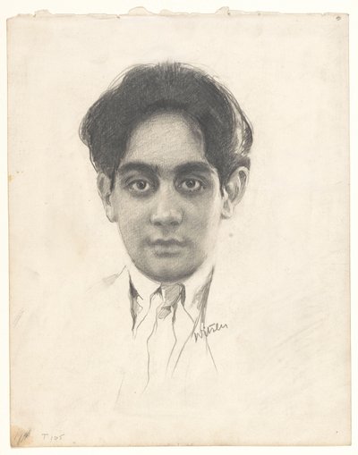 Portrait de Karamjit Singh Sahib Bahadur, prince de Kapurthala - Willem Witsen (signed by artist)