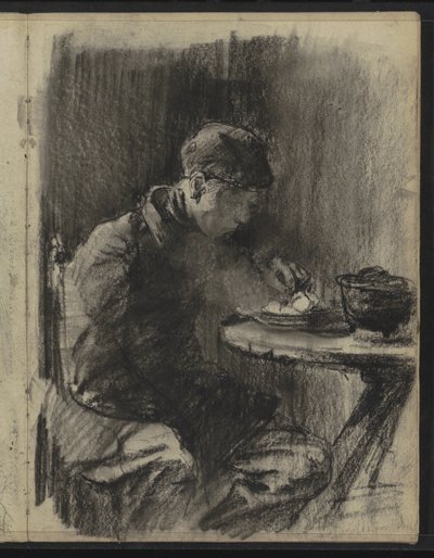 Garçon mangeant des pommes de terre - Willem Arnoldus Witsen