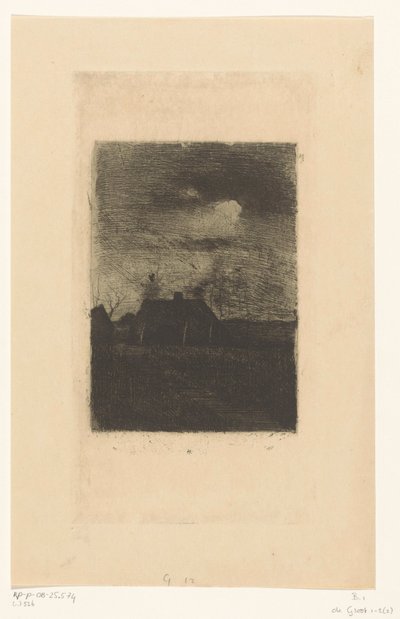Ferme au crépuscule - Willem Arnoldus Witsen