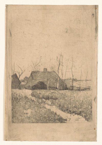 Ferme au crépuscule - Willem Arnoldus Witsen