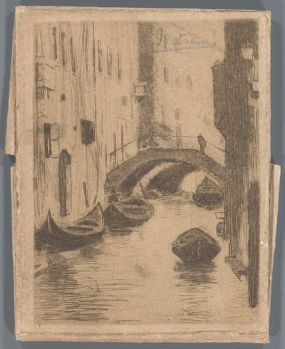 Pont sur le Rio di San Toma, Venise - Willem Arnoldus Witsen