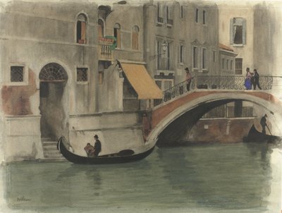 Pont sur un canal à Venise - Willem Arnoldus Witsen