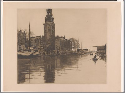 Vue de la Montelbaanstoren à Amsterdam - Willem Arnoldus Witsen