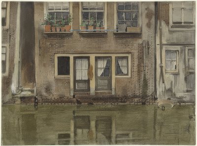 Maison sur un canal à Amsterdam - Willem Arnoldus Witsen