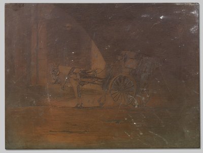 Carrosse sous Waterloo Bridge, Londres - Willem Arnoldus Witsen