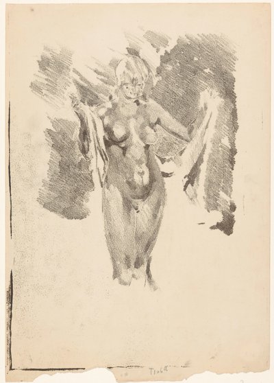 Femme nue debout qui se sèche - Willem Arnoldus Witsen