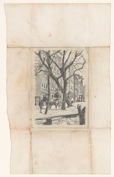 Vue de la ville à Amsterdam : Rechtboomsloot - Willem Arnoldus Witsen