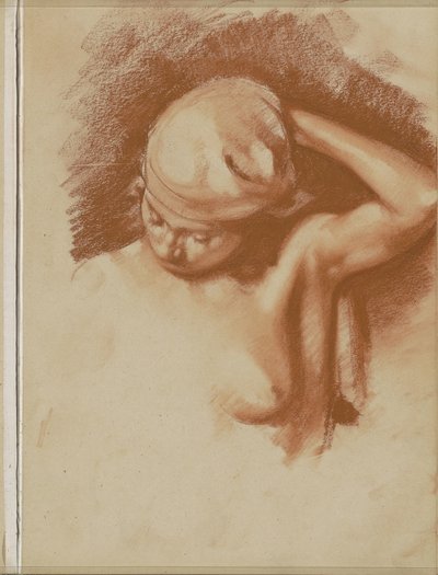 Femme nue avec bras gauche levé - Willem Arnoldus Witsen