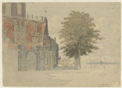 La porte Groothoofd à Dordrecht - Willem de Haas Hemken