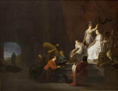 Allégorie sur la paix. Pax couronnée par Minerve - Willem de Poorter
