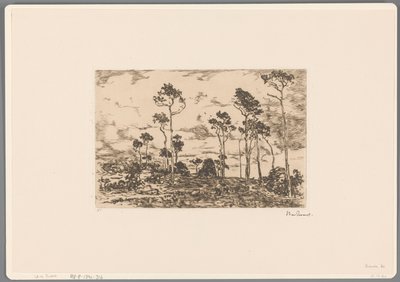Hakhout laden - Willem de Zwart (signed by artist)