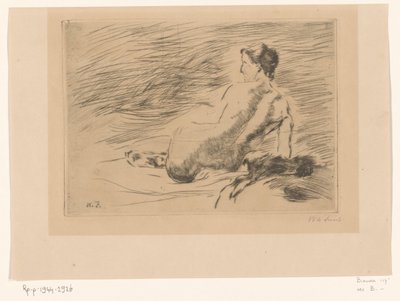 Femme nue allongée - Willem de Zwart (signed by artist)
