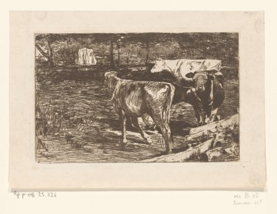 Quatre vaches dans un pré - Willem de Zwart