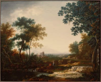 Paysage avec ruines et figures - Willem van Bemmel