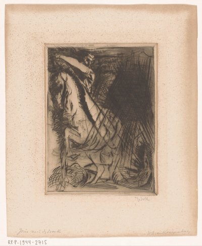 Saint Georges et le dragon - Willem van Konijnenburg (signed by artist)