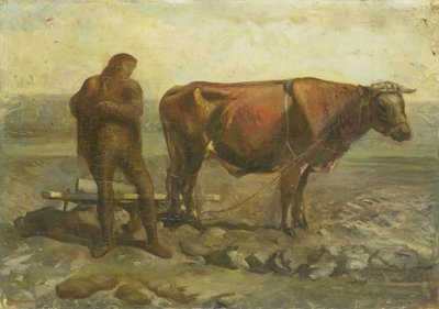 Paysans labourant - Willem van Konijnenburg
