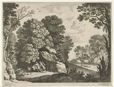 Céphale et Procris (Paysages italiens) - Willem van Nieulandt (II)