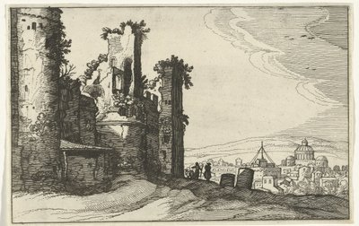 Vue de Rome depuis le Monte Pincio - Willem van Nieulandt (II)