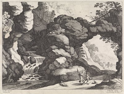 Paysage avec Agar et Ismaël - Willem van Nieulandt (II)