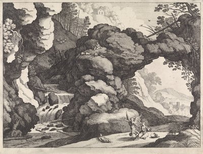 Paysage avec Agar et Ismaël - Willem van Nieulandt (II)