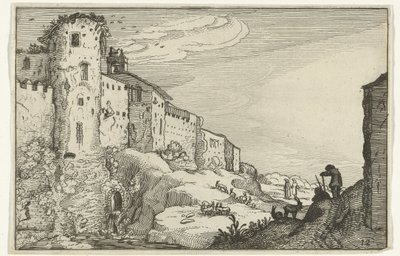 Paysage avec ruine romaine - Willem van Nieulandt (II)