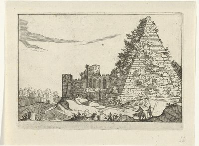 Pyramide de Caius Cestius - Willem van Nieulandt (II)