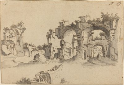 Les Thermes de Caracalla, Rome - Willem van Nieuwlandt II