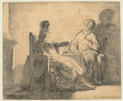 Christ et Nicodème - Willem van Oordt