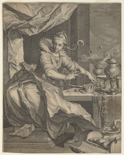 Allégorie de la richesse et du luxe - Willem van Swanenburgh
