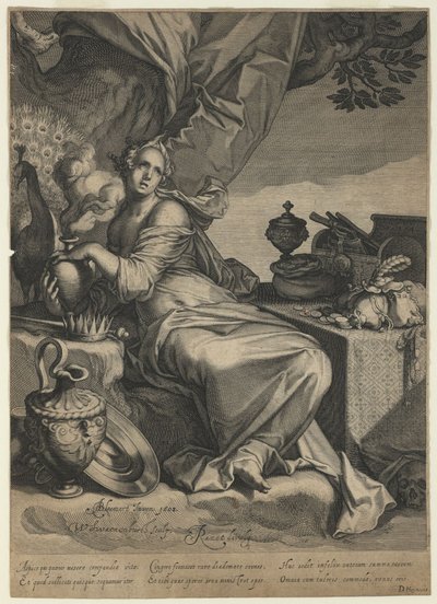 Allégorie de la vanité et de la nature transitoire des possessions mondaines, 1608 - Willem van Swanenburgh