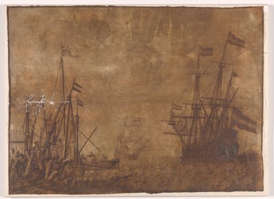 Navires près d