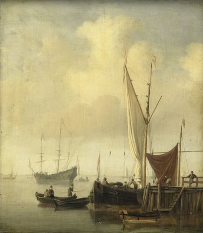 Un port - Willem van de Velde (II)