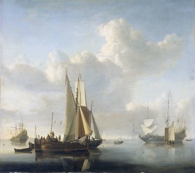 Navires au large de la côte - Willem van de Velde (II)