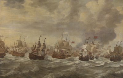 Épisode de la bataille navale de quatre jours de juin 1666 - Willem van de Velde