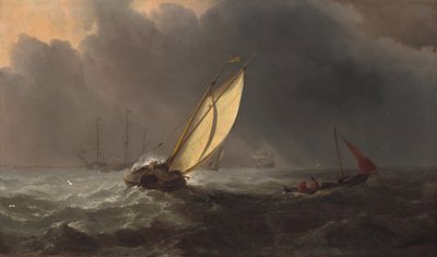 Avant la tempête - Willem van de Velde the Younger and Studio