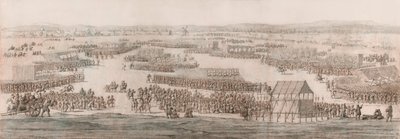 Une grande revue sur Hounslow Heath - Willem van de the Elder Velde