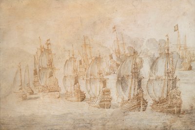 Action à Tamanana, 9 septembre 1645 - Willem van de the Elder Velde