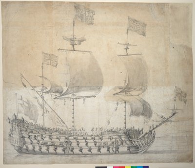 HMS Britannia - Willem van de the Elder Velde