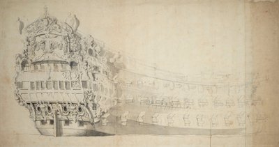 Royal Sovereign - Willem van de the Elder Velde