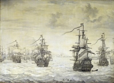 Deuxième guerre anglo-néerlandaise - Willem van de the Elder Velde