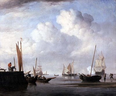 Bateaux de pêche et autres voiliers - Willem van de Velde the Younger