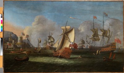Le roi Guillaume III au large des côtes d