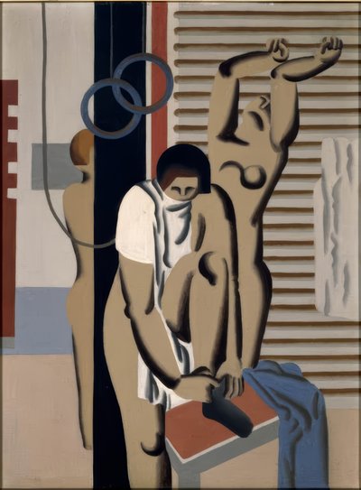 Les femmes dans la salle de sport - Willi Baumeister