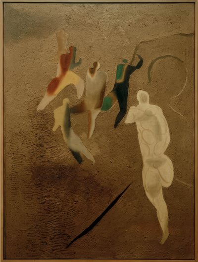 terrain de football - Willi Baumeister