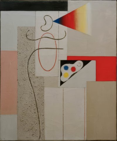 Peintre avec palette - Willi Baumeister