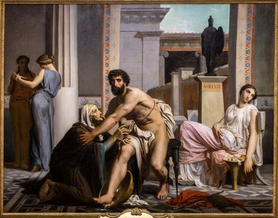 Ulysse reconnu par sa nourrice à son retour de Troie - William Adolphe Bouguereau