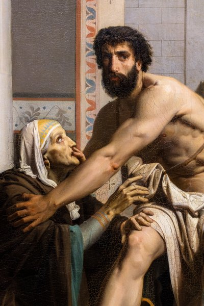 Ulysse reconnu par sa nourrice à son retour de Troie - William Adolphe Bouguereau
