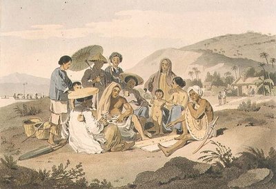 Un groupe de Cochinchinois, planche 14 de 