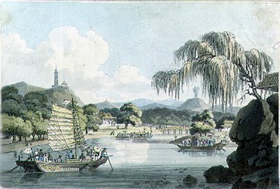 Vue du côté est du Parc Impérial à Gehol, planche 4 de 